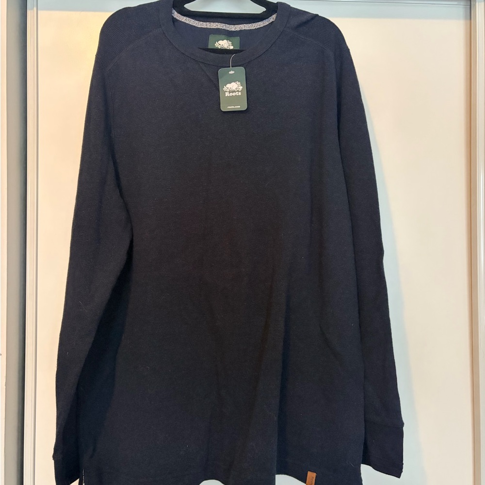 Roots Men's Dark Navy Long Sleeve Shirt